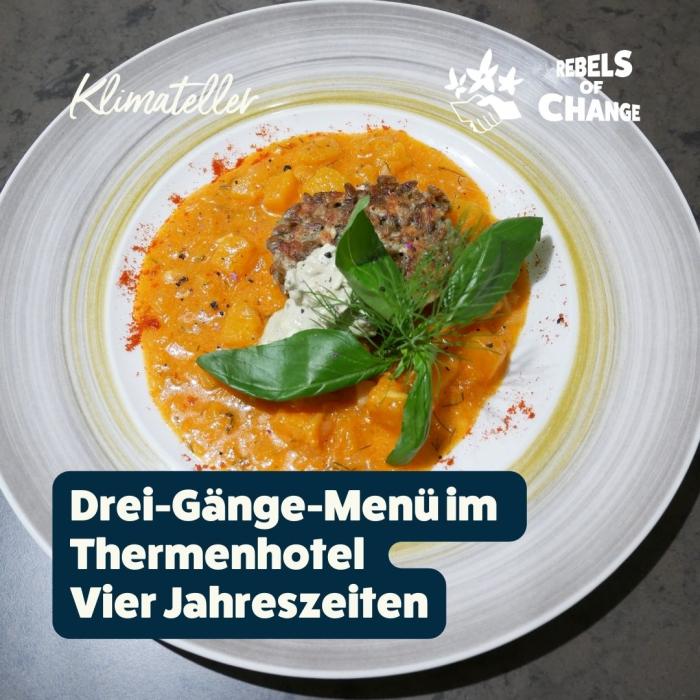  Drei Gänge Menü im Thermenhotel Vier Jahreszeiten (c) Thermenhotel Vier Jahreszeiten