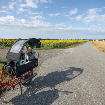 © Martina Anger: We were on the road for a fortnight with two children by cargo bike - and covered more than 500 km.