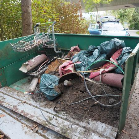 Über 100kg Müll auf der Völser Seite