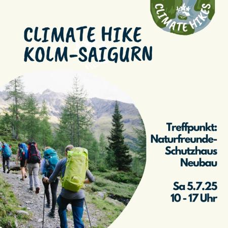 Climate Hike Kolm-Saigurn Climate Hike Kolm-Saigurn