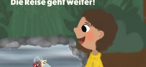 Titelbild "Die Abenteuer von Max Dose, Hermine Papierl und Fritz Sack: Die Reise geht weiter!"